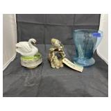 3 Pcs - Vase - Music Box - Figurine