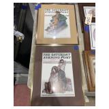 2 Pcs - Framed Saturday Evening Post 21'x16'