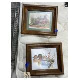 2 Pcs - Framed Decorative Prints