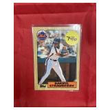 1987 TOPPS DARRYL STRAWBERRY CARD