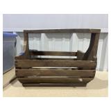 Wooden Magazine Rack