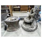2 Pc Garden Fountain