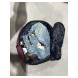 Shoe Shining Supplies in Canvas Bag