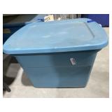 Assorted Chains in Plastic Bin w/lid