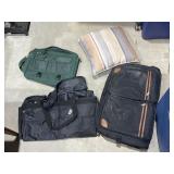 Throw Pillow & Assorted Carrying Bags