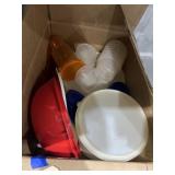 Box of Assorted Tupperware - Plastic Containers