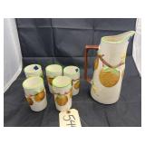 5 Pcs - Pitcher & Juice Cups