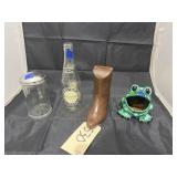 Coin Bank - Sugar Dispenser - Glass Bottle