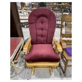 Wooden Glider w/Cushion