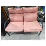 Metal Outdoor Loveseat w/Cushion
