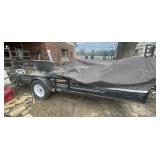 Bumper Pull Single Axle Trailer w/Gate & Ramp