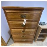 5-Drawer Chest of Drawers 30"L x 18"W x 48"H