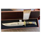 American Mint Buffalo Bill Straight Blade Knife