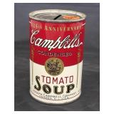 Coins in Campbells Soup Bank