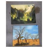 2 Canvas Paintings