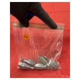 5 Pcs - 4 oz Fishing Weights