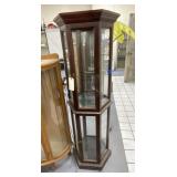 Lighted Display Case 20"L x 10"W x 71"H