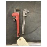 2 Pcs - Pipe Wrenches