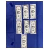 7 Two Dollar Bills - Some Sequences