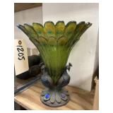 Peacock Vase