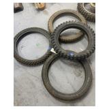 4 - Assorted Dirt Bike Tires