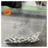 20 - 1/2 oz Fishing Weights