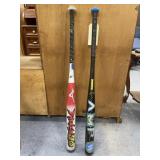 2 Pcs - Metal Ball Bats
