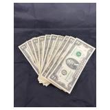10 Two Dollar Bills