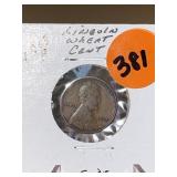 1913- p Lincoln Wheat Cent -  fine