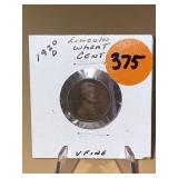 1920 - d Lincoln Wheat Cent - very fine