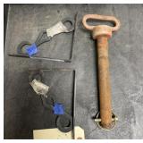 3 Pcs - Metal Brackets & Pin