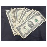 20 Two Dollar Bills