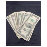 20 Two Dollar Bills