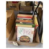 Box of Assorted Cookbooks