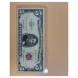 Red Seal $5 Bill