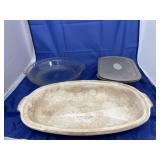 3 Pcs - Pie Pans & Baking Dish