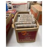 Wrapped Pennies in Box