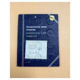 Washington Quarter Book - Missing 2 - Pre 64