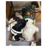 Plush Dog Bags - Sz XL Hat - Feather Mask