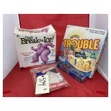 4 Games - Yahtzee - Dominoes - Trouble