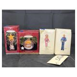 4 - Assorted Hallmark Keepsake Ornaments