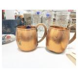 Solid Copper Mugs