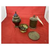 3 Pcs - Metal Covered Cups