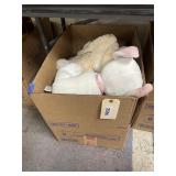 Box of Assorted Plush Toys