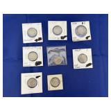 8 Buffalo Nickels 1930-1937