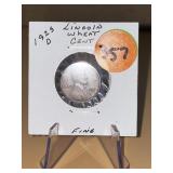 1925 - D Lincoln Wheat Cent - fine