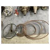 Copper Coil - Vintage Steering Wheel