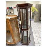 Lighted Display Case 20"L x 10"W x 71"H