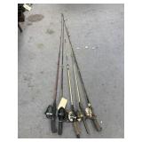 5 Pcs - Fishing Rods & Reels