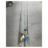 5 Pcs - Fishing Rods & Reels